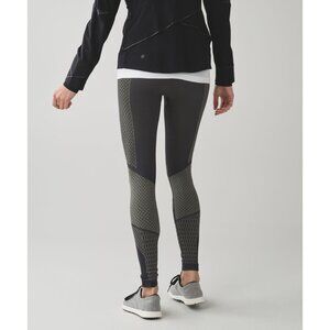 lululemon athletica Black and Gray Leggings